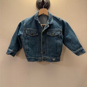 Vintage Baby Guess Georges Marciano Denim Jacket Made in USA Blue 3Y 3T